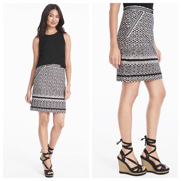 White House Black‎ Market Safari Print Mini Skirt 6 - Picture 1 of 13
